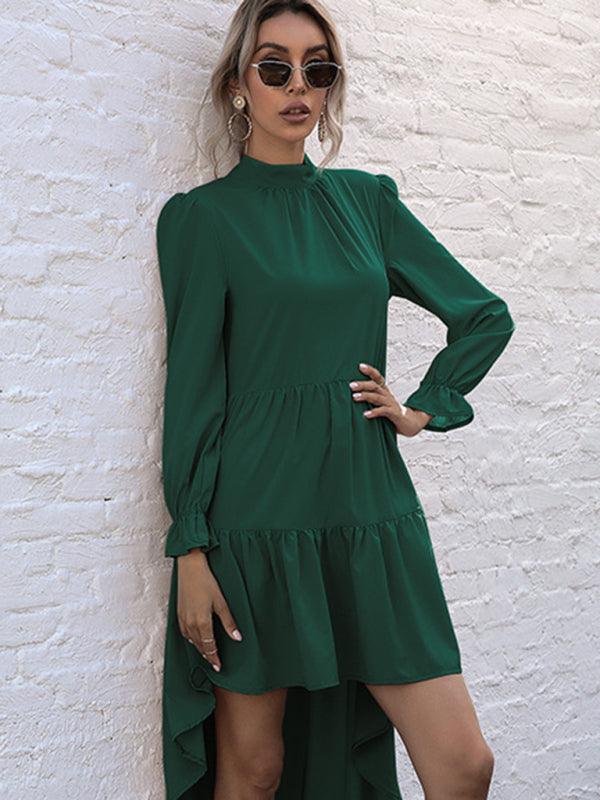 Midi Jurk met Hoog-Laag Zoom - Midi Dresses - Jurkjes.co