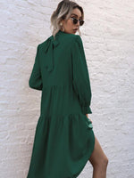 Midi Jurk met Hoog-Laag Zoom - Midi Dresses - Jurkjes.co