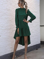 Midi Jurk met Hoog-Laag Zoom - Midi Dresses - Jurkjes.co