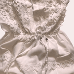 Midi Jurk met Kant en Delicate Naden - Women Summer Dress - Jurkjes.co