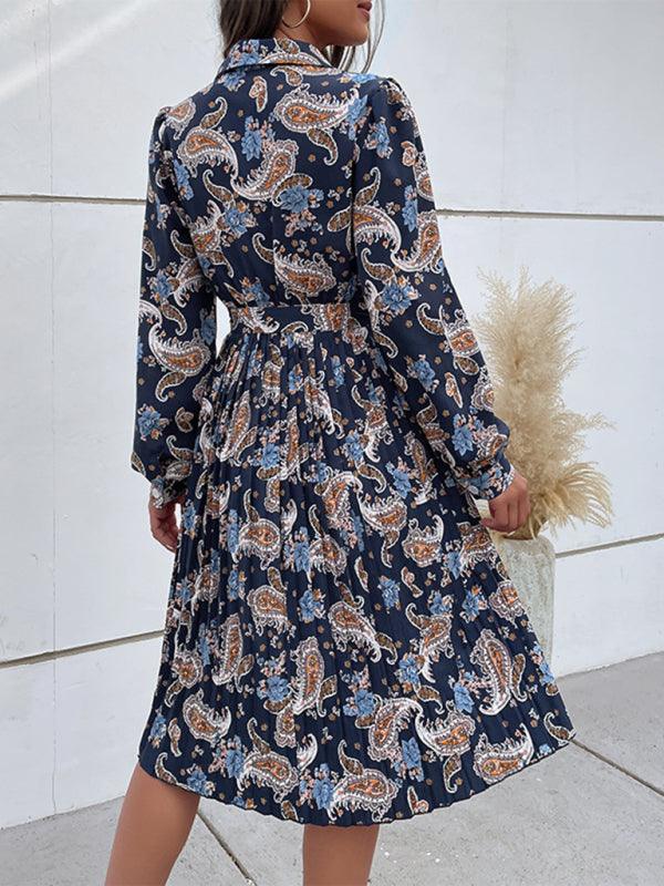 Midi Jurk met Paisley Bloemenprint - Group8 - Jurkjes.co