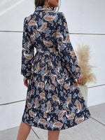 Midi Jurk met Paisley Bloemenprint - Group8 - Jurkjes.co