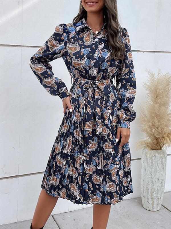 Midi Jurk met Paisley Bloemenprint - Group8 - Jurkjes.co