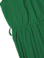 Midi Jurk met Plooirok en Ceintuur - Midi Dresses - Jurkjes.co