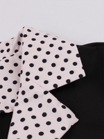 Midi Jurk met Polka Dot Print - Mini Dresses - Jurkjes.co