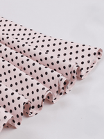 Midi Jurk met Polka Dot Print - Mini Dresses - Jurkjes.co