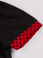 Midi Jurk met Polka Dot Print - Mini Dresses - Jurkjes.co