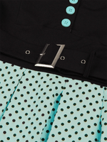 Midi Jurk met Polka Dot Print - Mini Dresses - Jurkjes.co