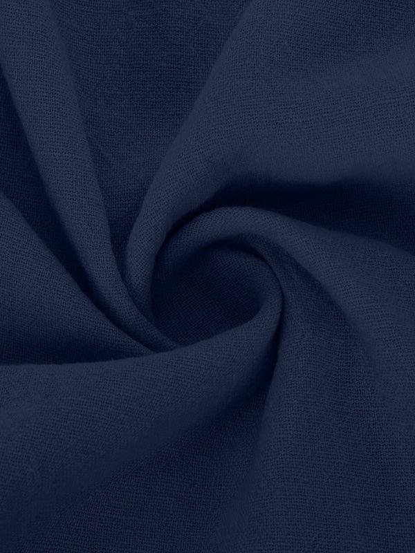 Midi Jurk met Ronde Hals en Effen Kleur - Midi Dresses - Jurkjes.co