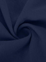 Midi Jurk met Ronde Hals en Effen Kleur - Midi Dresses - Jurkjes.co