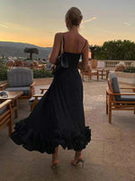 Midi Jurk met Ruches en Bloemenprint - Maxi Dresses - Jurkjes.co