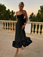 Midi Jurk met Ruches en Bloemenprint - Maxi Dresses - Jurkjes.co