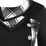 Midi-jurk met Ruitmotief en Knopen - Dresses - Jurkjes.co