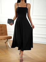 Midi Jurk met Spaghetti Bandjes - Mini Dresses - Jurkjes.co