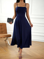 Midi Jurk met Spaghetti Bandjes - Mini Dresses - Jurkjes.co