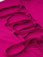 Midi Jurk met Spaghetti Bandjes - Mini Dresses - Jurkjes.co