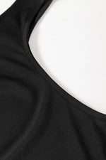 Midi Jurk met Split en Ronde Hals - Midi Dresses - Jurkjes.co