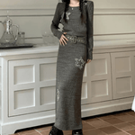 Midi Jurk met Sterrenpatroon - Women Summer Dress - Jurkjes.co