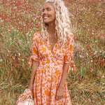 Midi Jurk met Stijlvol Patroon - Dresses - Jurkjes.co