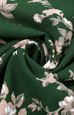 Midi Jurk met Strapless Ontwerp en Bloemenprint - Midi Dresses - Jurkjes.co