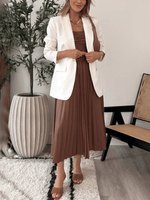 Midi Jurk met Strapless Ontwerp - Group4 - Jurkjes.co