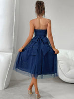 Midi Jurk met Strapless Ontwerp - Midi Dresses - Jurkjes.co