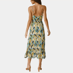 Midi-jurk met Tropisch Patroon - Women Summer Dress - Jurkjes.co