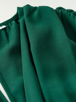 Midi Jurk met V-hals en Asymmetrische Zoom - Maxi Dresses - Jurkjes.co