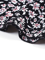 Midi Jurk met V-hals en Bloemenprint - Maxi Dresses - Jurkjes.co