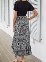 Midi Jurk met V-hals en Bloemenprint - Midi Dresses - Jurkjes.co