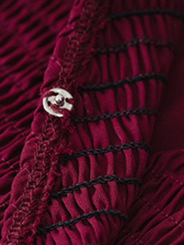 Midi Jurk met V-hals en Elegante Look - Group4 - Jurkjes.co