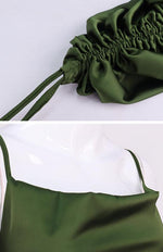 Midi Jurk met V-hals en Hoge Split - Maxi Dresses - Jurkjes.co