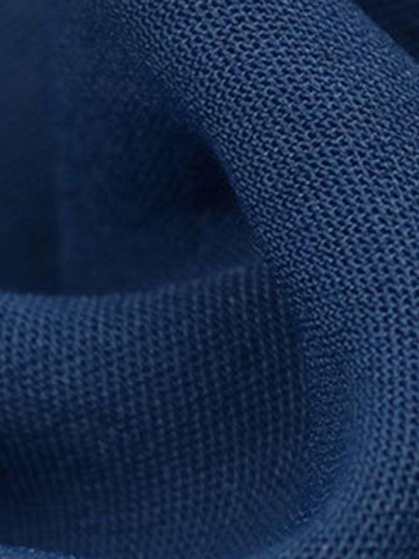 Midi Jurk met V-hals en Plooirok - Group7 - Jurkjes.co