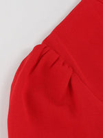 Midi Jurk met V-hals en Plooirok - Maxi Dresses - Jurkjes.co