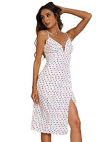 Midi Jurk met V-hals en Polkadots - Group8 - Jurkjes.co