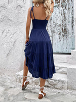 Midi Jurk met Verstelbare Bandjes - Midi Dresses - Jurkjes.co