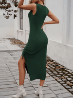 Midi Jurk met Verstelbare Split - Midi Dresses - Jurkjes.co