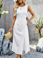 Midi Jurk met Voorin Split - Maxi Dresses - Jurkjes.co