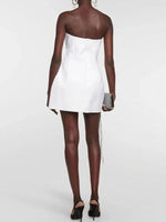 Mini Jurk met 3D Bloemen en Cut-out - Mini Dresses - Jurkjes.co