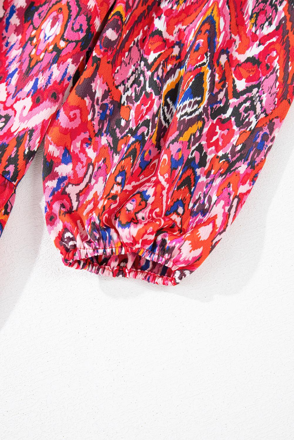 Mini Jurk met Abstracte Print - Mini Dresses - Jurkjes.co