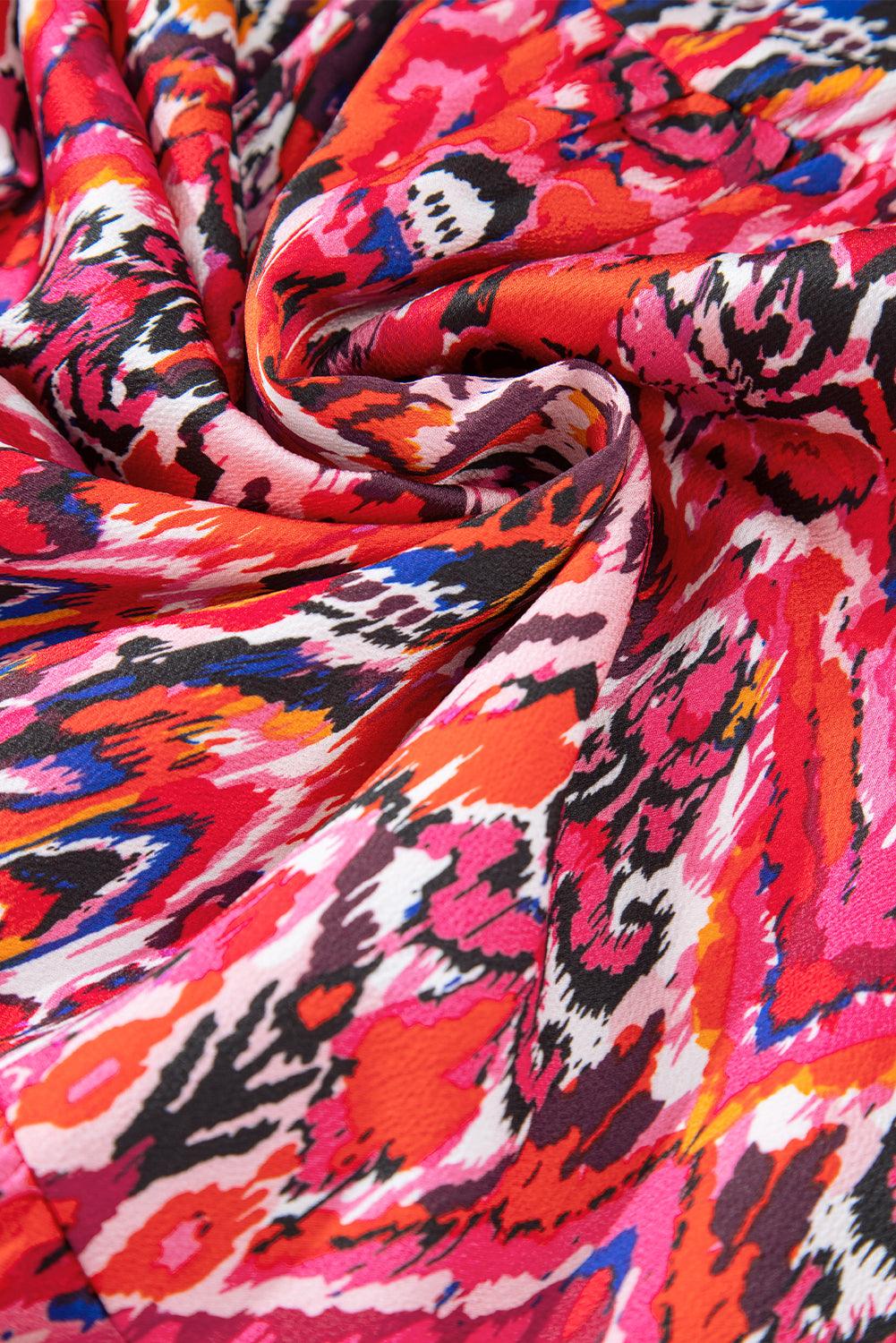 Mini Jurk met Abstracte Print - Mini Dresses - Jurkjes.co