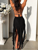 Mini Jurk met Asymmetrisch Ontwerp - Mini Dresses - Jurkjes.co