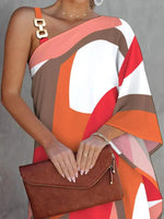 Mini Jurk met Asymmetrische Bloemenprint - Mini Dresses - Jurkjes.co