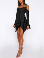 Mini Jurk met Asymmetrische Zoom - Mini Dresses - Jurkjes.co