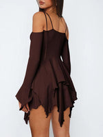 Mini Jurk met Asymmetrische Zoom - Mini Dresses - Jurkjes.co