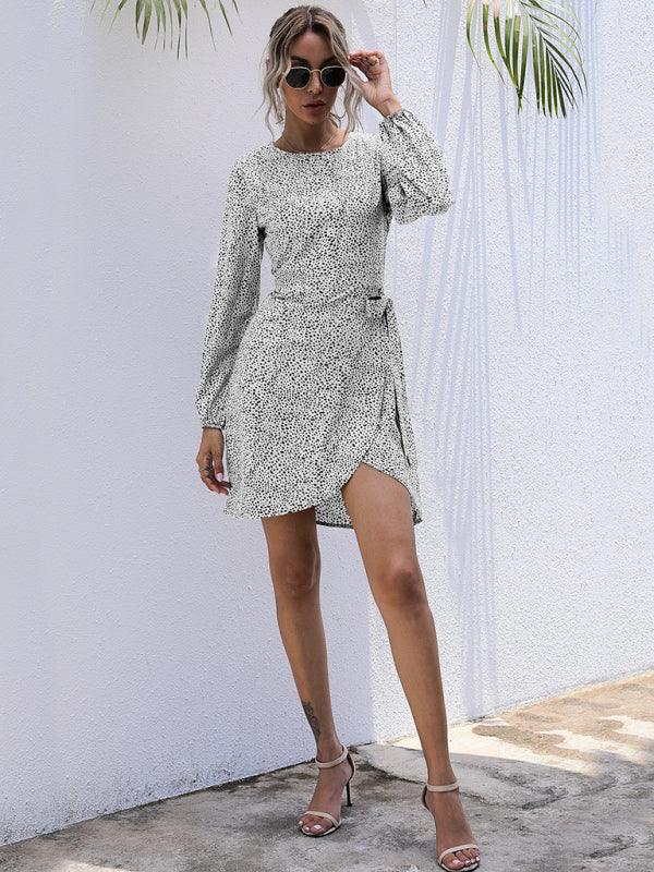 Mini Jurk met Asymmetrische Zoom - Mini Dresses - Jurkjes.co