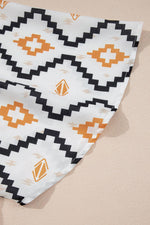 Mini Jurk met Azteekse Print en Plissé - Mini Dresses - Jurkjes.co