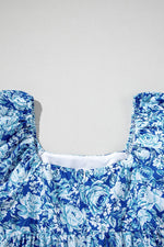 Mini Jurk met Bloemenpatroon en Puff Mouwen - Floral Dresses - Jurkjes.co