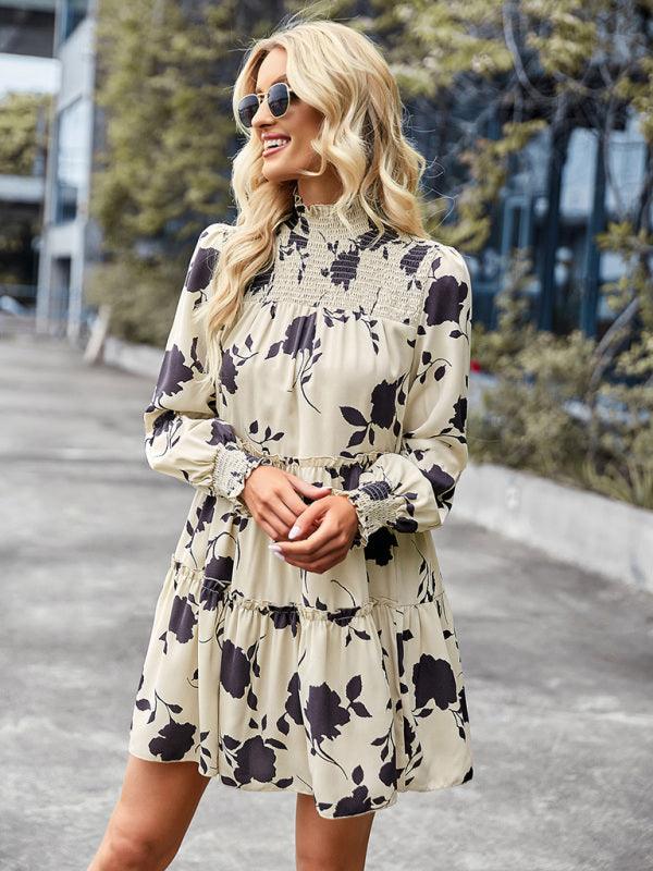 Mini Jurk met Bloemenprint en Ceintuur - Maxi Dresses - Jurkjes.co