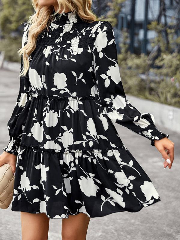 Mini Jurk met Bloemenprint en Ceintuur - Maxi Dresses - Jurkjes.co